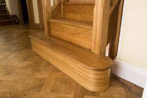 Bespoke solid oak staircase for renovation project in Cumbria